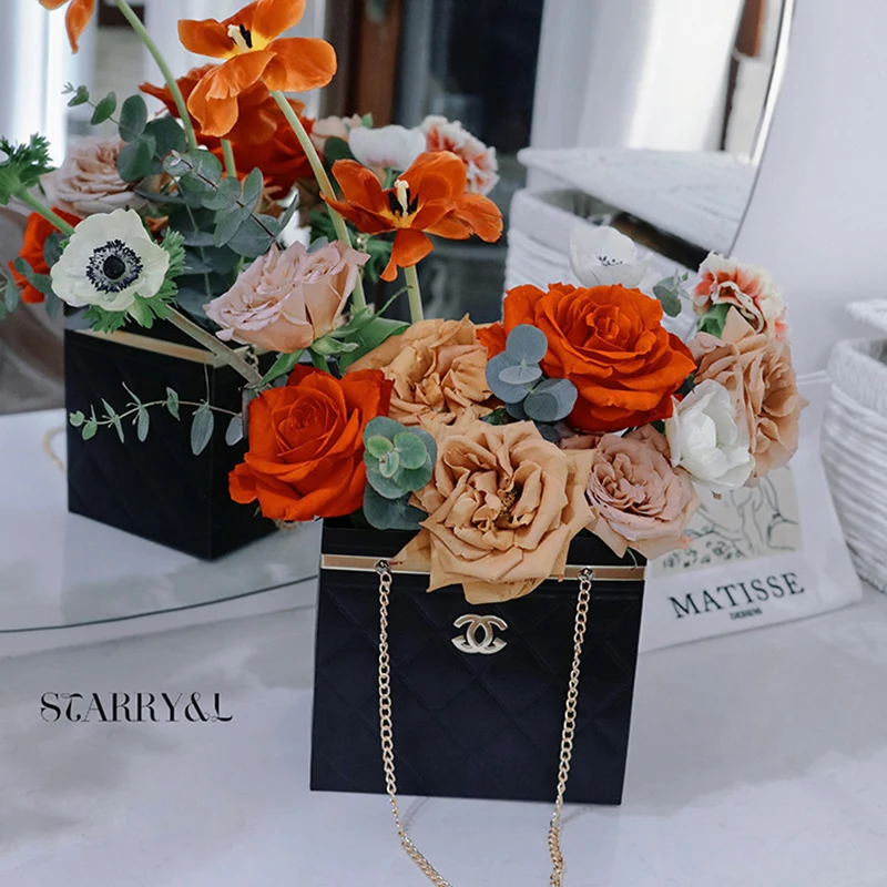 Fashion Luxury For Flowers Gift Boxes Wholesale Mom New Design Flower