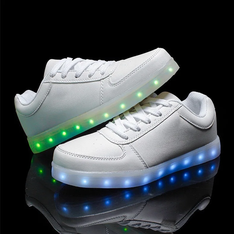 USB Charger Glowing Sneakers Children Led Casual Shoes Boys Led Slippers  Luminous Sneakers Girls Breathable Shoes