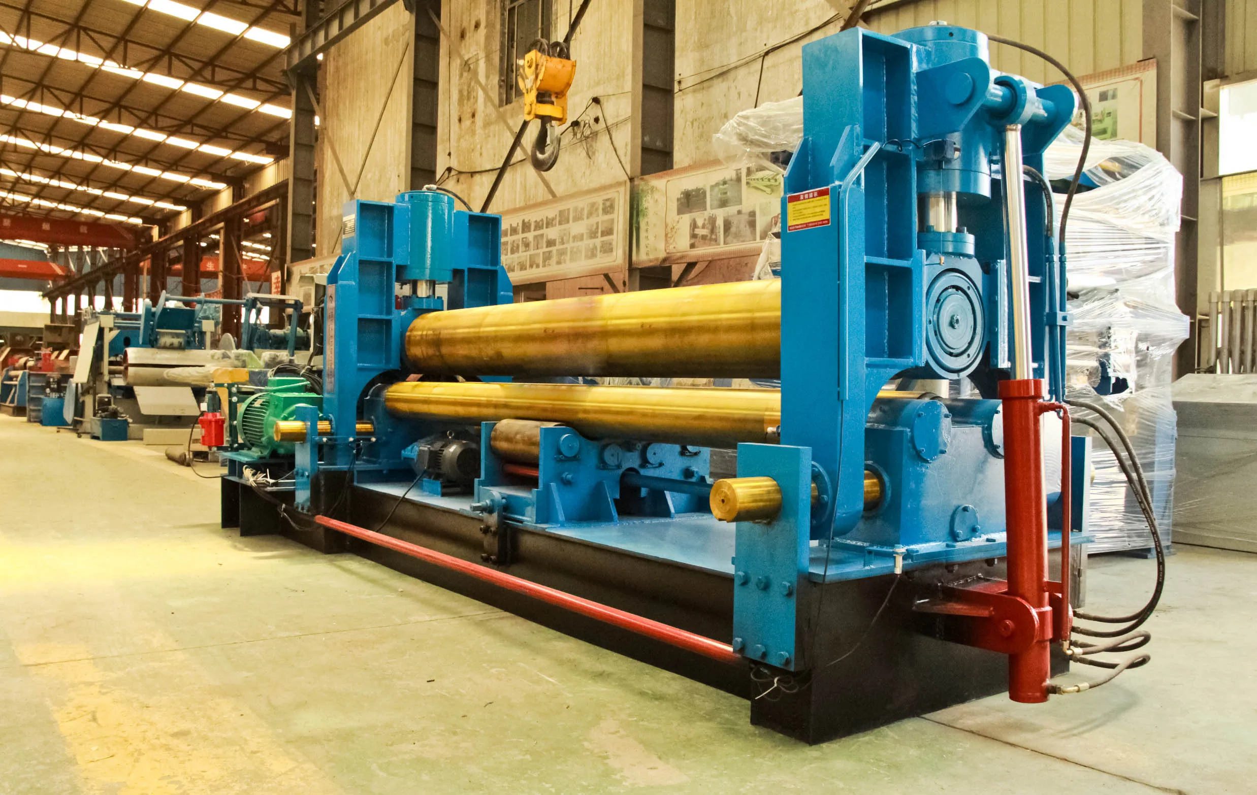 Hot Sale Cnc 4 Roller Rolling Machine Sheet Metal Plate Bending Rolling