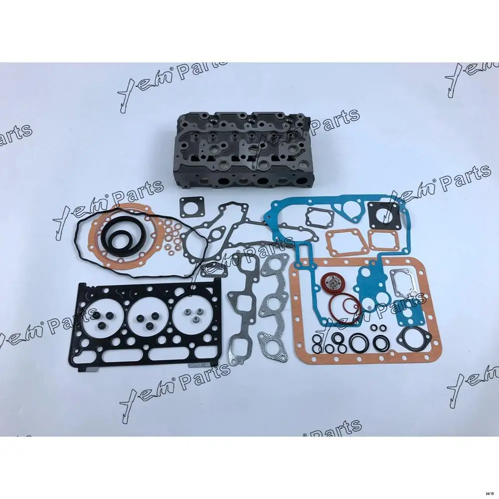 D1703 Engine Cylinder Head With Full Gasket Set for Kubota