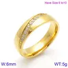 Golden women's ringKR86747-K