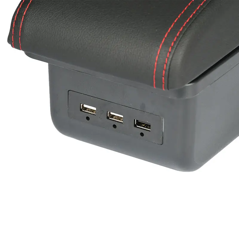 product new listing universal multi function car seat armrest console storage boxes-5