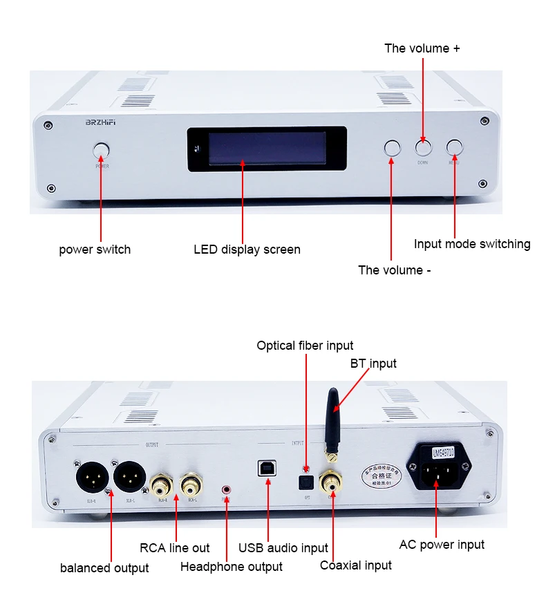 BRZHIFI AUDIO DC-300 ultimate dual core ES9038PRO DAC decoder and USB  interface CSR8675 BT5.0 remote control| Alibaba.com