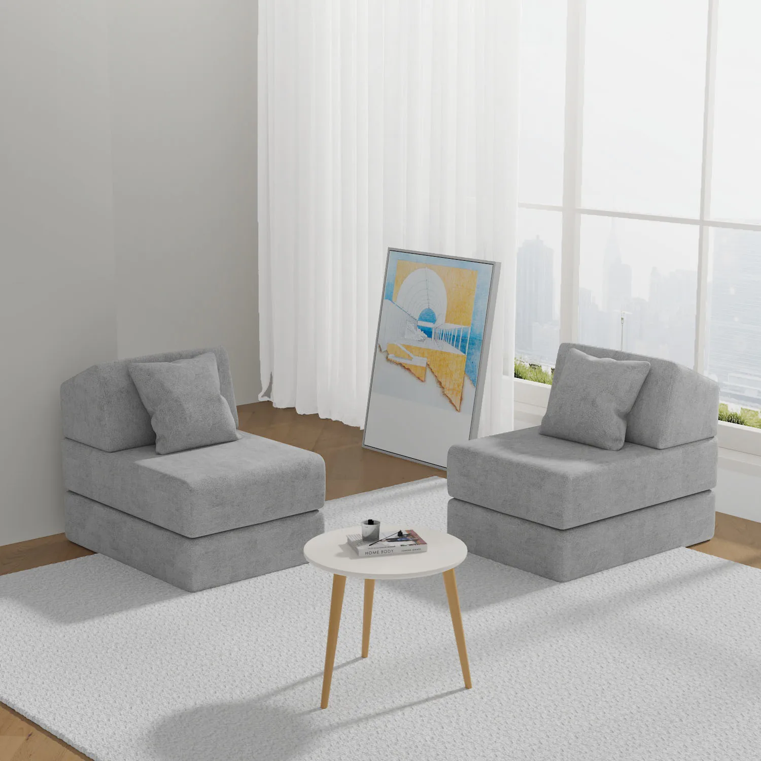 Factory Customize 3 in 1 L-Shape Sofa Set Furniture Living Room Sectional Sofa Modern Design Corner Sofa Kids Lounge Furniture