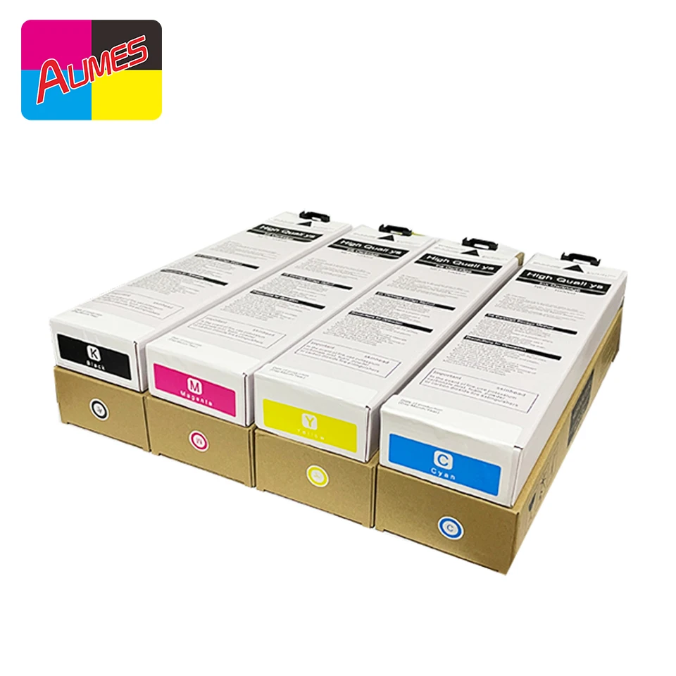 くま様 RISO GDインク シアン イエローセット1000ml Japanese GD9630 Ink Cartridge - Compatible for Riso Printers