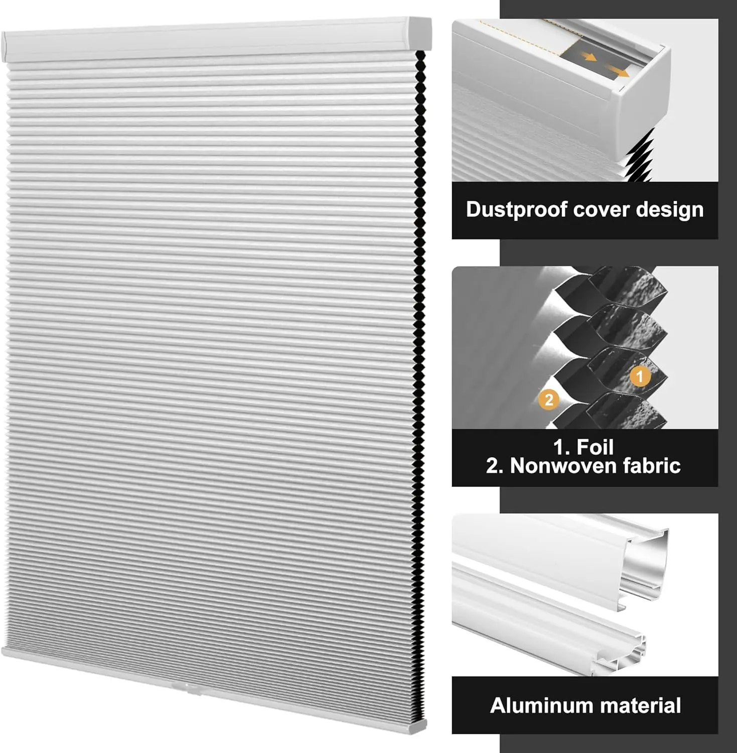 Day And Night Blinds And Pleated Screen Mesh Dual Combination