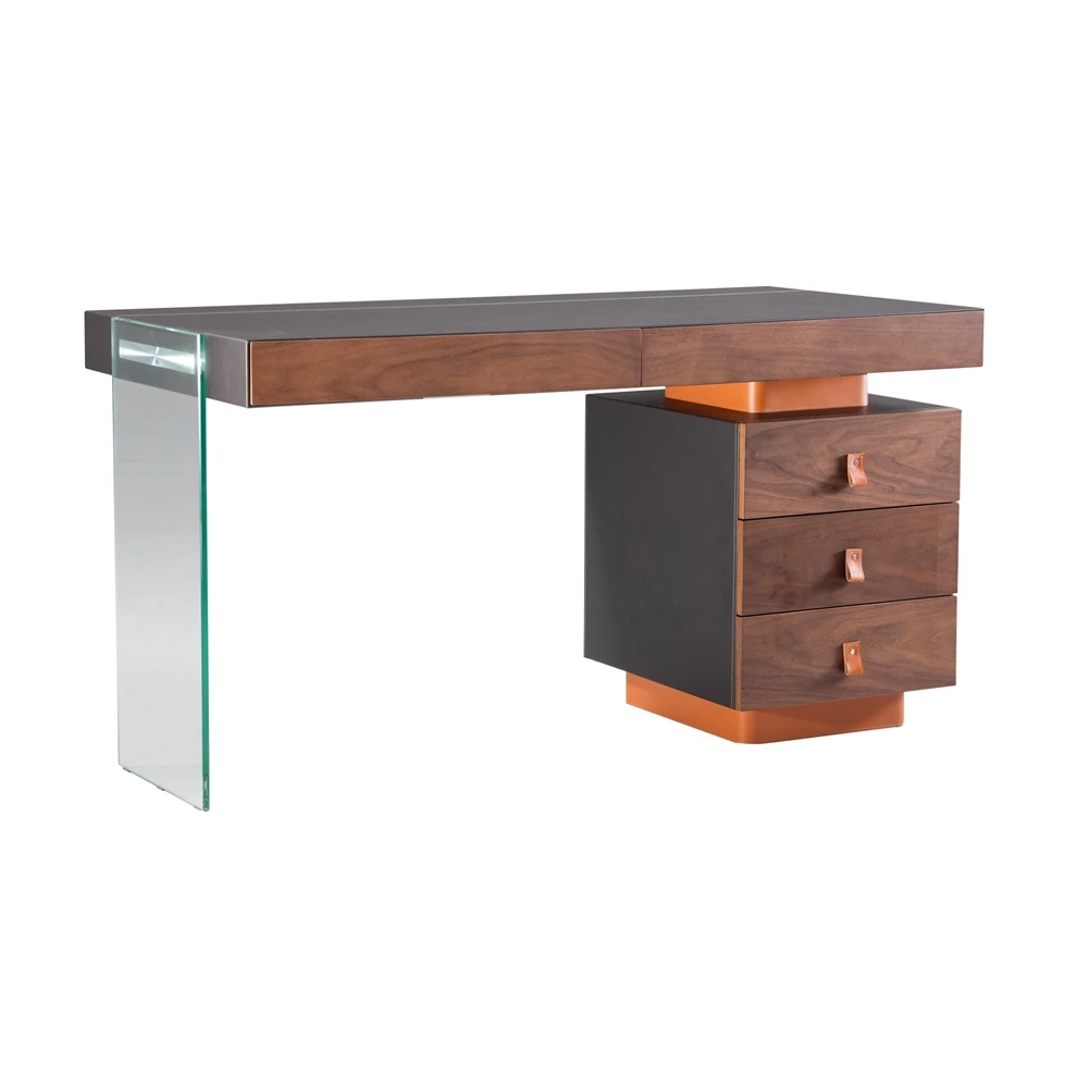 Competitive price modern simple design office table computer desk studying desk with side drawer