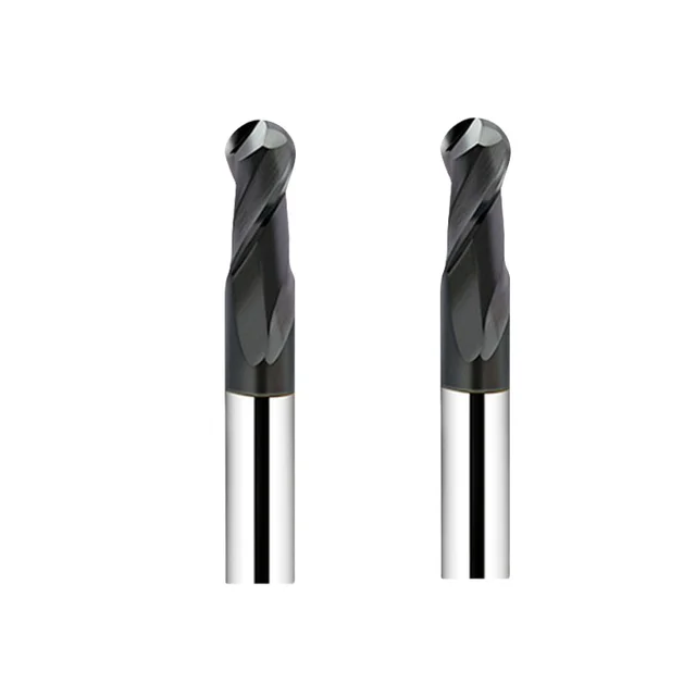 HRC60 Degree Tungsten Steel Milling Cutter with Stainless Steel Special Coating Ball Cutter AK Dynamic Alloy Ball Milling Cutter