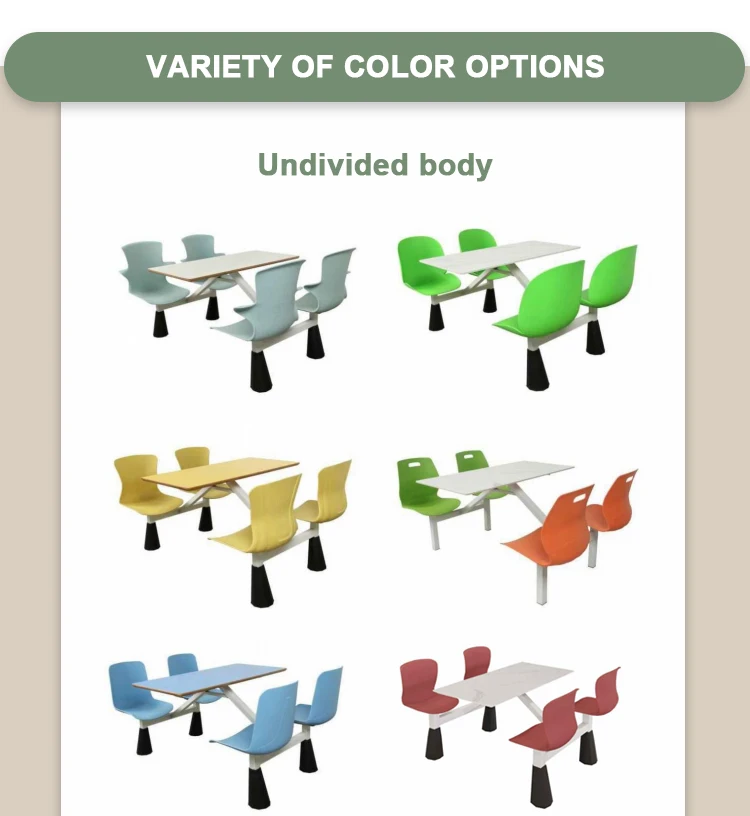 Fast Food Restaurant Chairs And Table Set Dining Tables Plastic Chairs