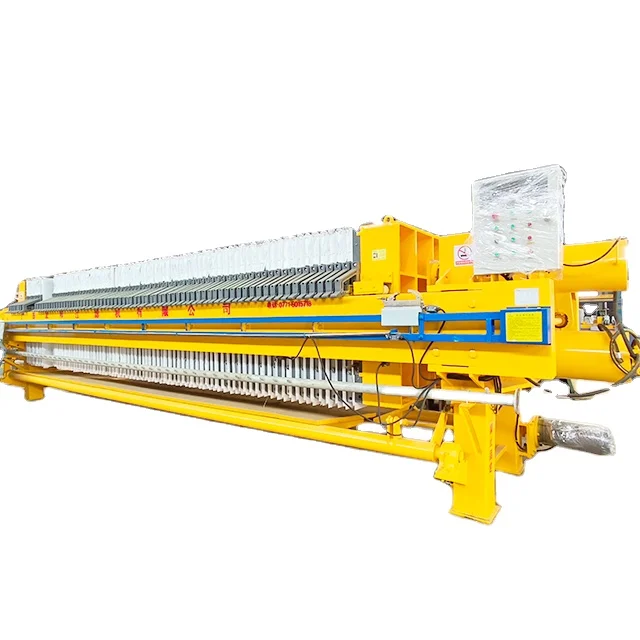 Hydraulic Diaphragm Compression Filter Press, Gypsum Wastewater Filtration Low Moisture Content Filter Press
