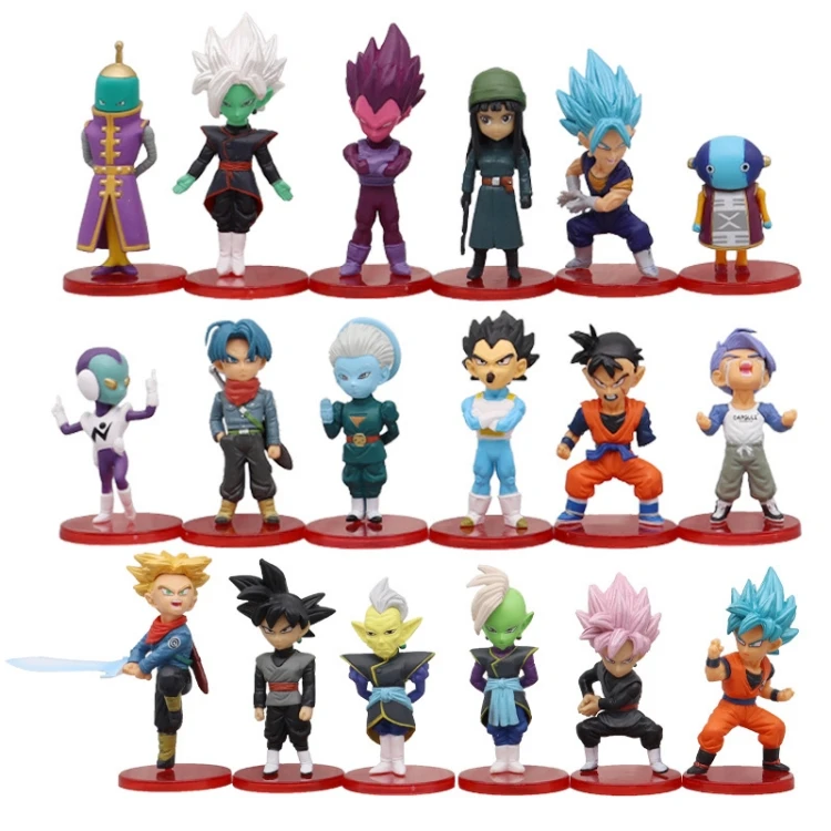 Hot Styles Dbz Dragon Balls Anime High Quality Pvc Collection Figures
