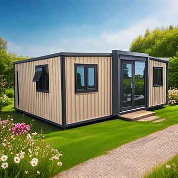 Prefabricated  Mobile Drawing 2 Bedroom Mobile Home Cabin Folding Expandable Container House For Sale