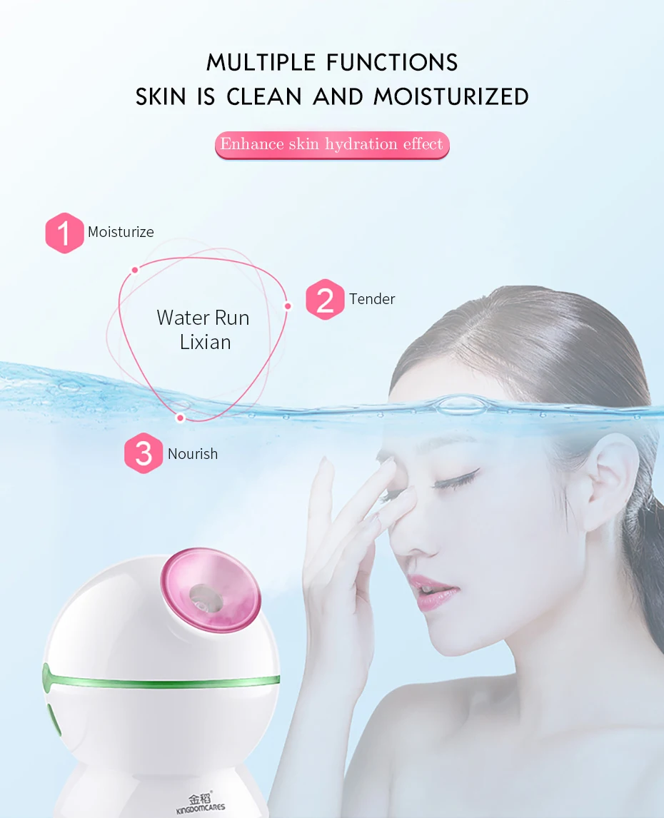 Kskin Hot & Cool Facial Steamer With Ionic Manufacture Directly Sales Accept Oem&odm High
