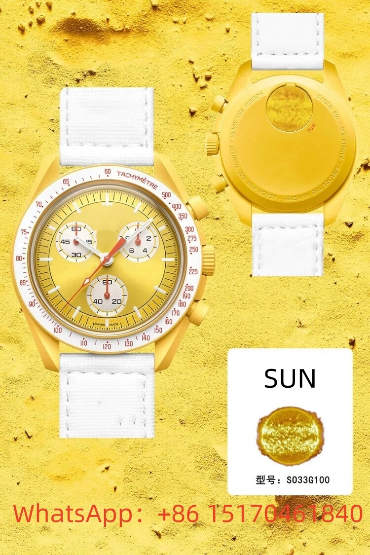 Top Quality Bioceramic 11 Colors Waterproof Chronograph Luxury Brand