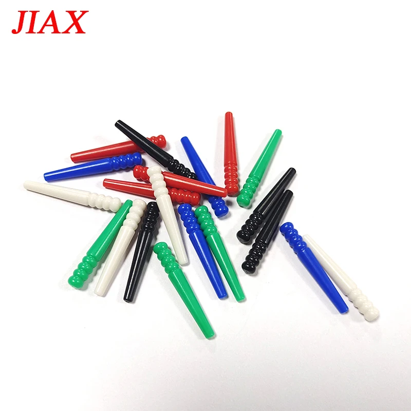 Премиум 5 видов цветов Cribbage колышки 25,4 мм стандартная пластиковая панель с Cribbage колышки для 1/8 'отверстие цвета: белый/черный/зеленый/красный/синий