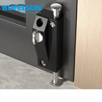 Rotating Door Lock Wooden Door Open Installation Floor Spring Door Latch Frame Spring Latch Iron Floor