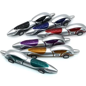 Plastic Novelty Racing Car Auto Ballpoint Pen for Kids Can Print logo