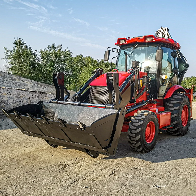 Retroexcavadora Loader Excavator 3cx 4cx 4dx Tractor Backhole 388 Backexcavator 2.5 Ton Mini Backhoe Loader