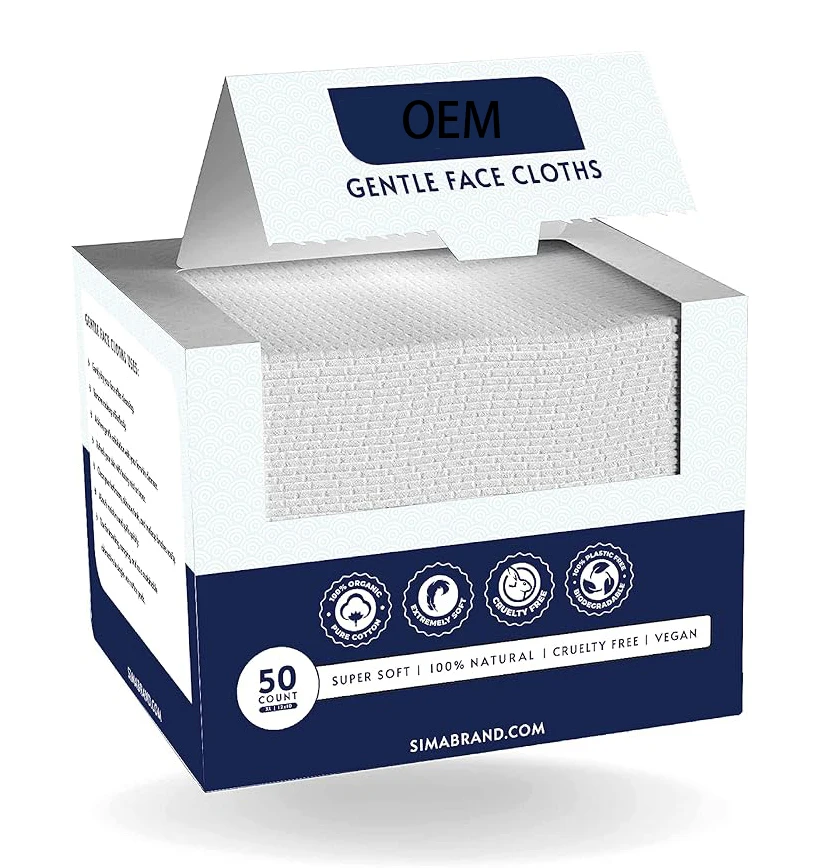 Disposable Towels Super Soft & Thick Face Cloths for Sensitive Skin Makeup Remover Dry Wipes Face Drying Towels for Skin Care