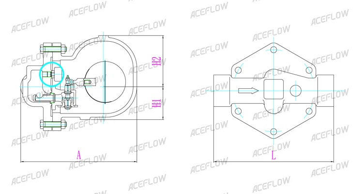 Lever Float Ball Valve, Cast, Steam, AAF-14S - detail 14