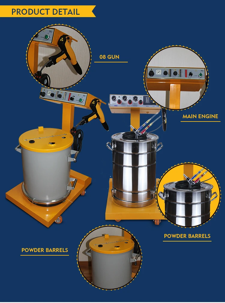 COLO Portable Electrostatic Powder Spray Gun - 500star