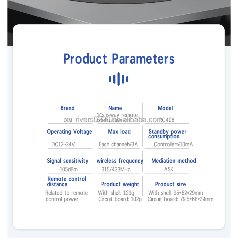 RF315/433Mhz Remote Controller Wireless Transmitter Receiver Module ...