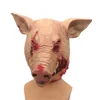 Maschera di testa di maiale con faccia marcia