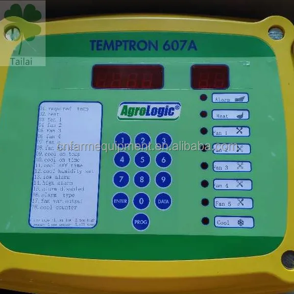 Agrologic Climate Temperature Controller Temptron 607AC  Feed Sensor SW2 for Automatic System in Poultry Swine Farm