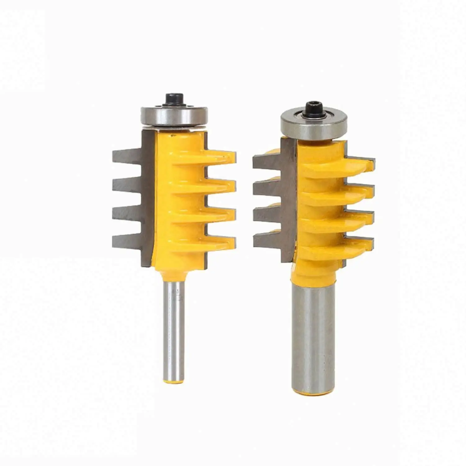 Woodworking Finger Joint Glue Milling Cutter Raised Panel V Joint Router Bits for Wood Tenon Woodwork Cone Tenoning Bit