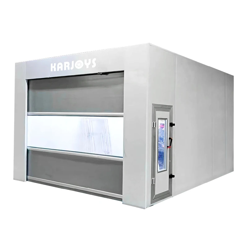 karjoys-vehicle-polishing-room-led-lighting-customized-size-ce-certified-station-sanding-booth-kj-gmf01-220v/380v