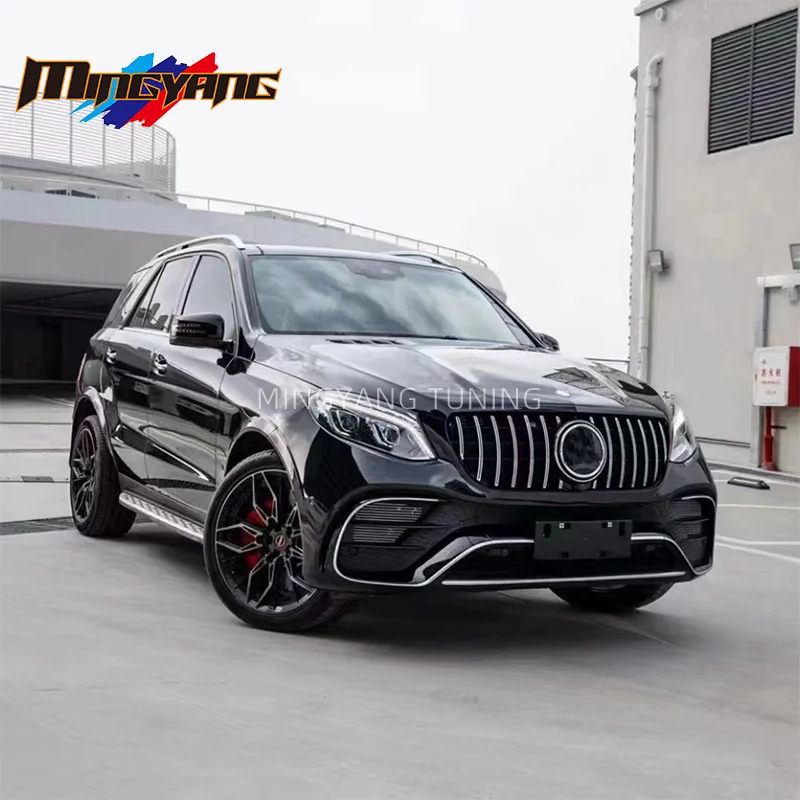 Pp Plastic Gle63 Style Body Kit Conversion Car Bumpers 2015 2018 For Mercedes Gle W166 Bodykit 0685