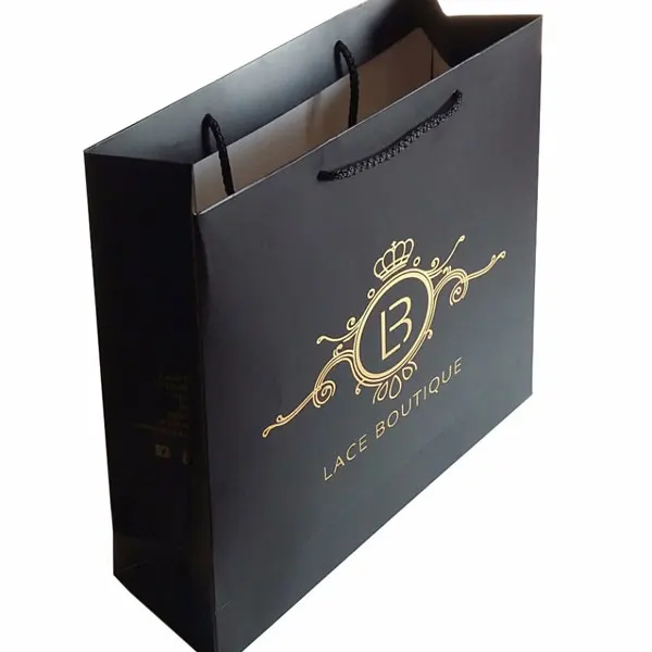 Low Cost Retail Custom Printing Luxury Gift Shopping Paper Bag With Your Own Logo Print