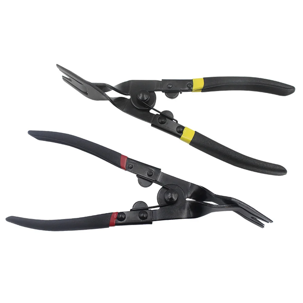 Pinza Per Rimozione Clip Auto In Acciaio Inox E ABS | 16,5x9,5 Cm, Funzionamento A Una Mano, Per Pannelli Portiere E Rivestimenti | Non Graffia La Vernice