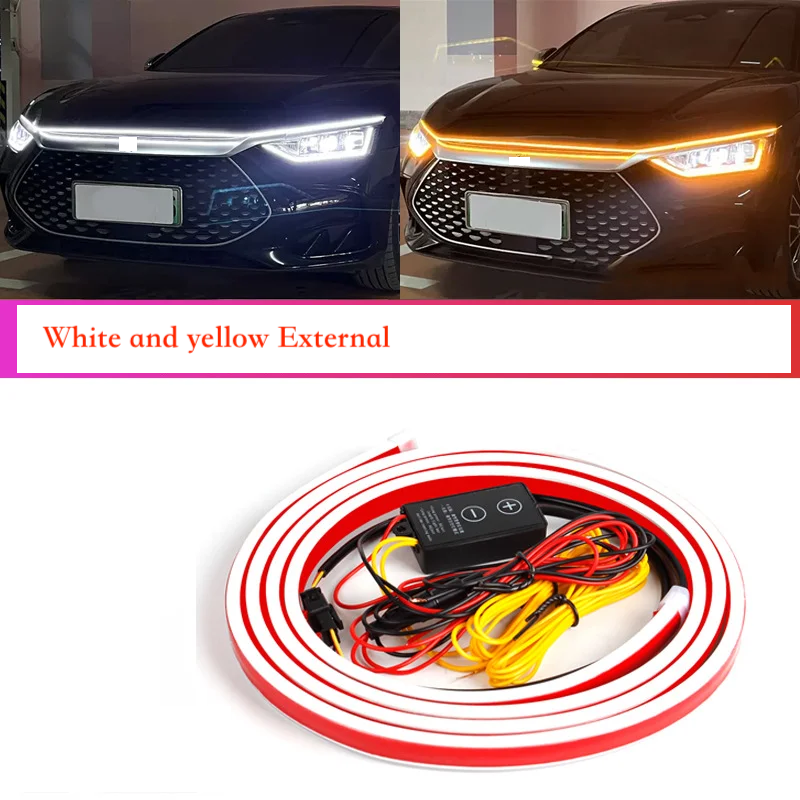 Mrd Flexible Car Led Hood Lights Ribbon Multi Colours Atmosphere Light