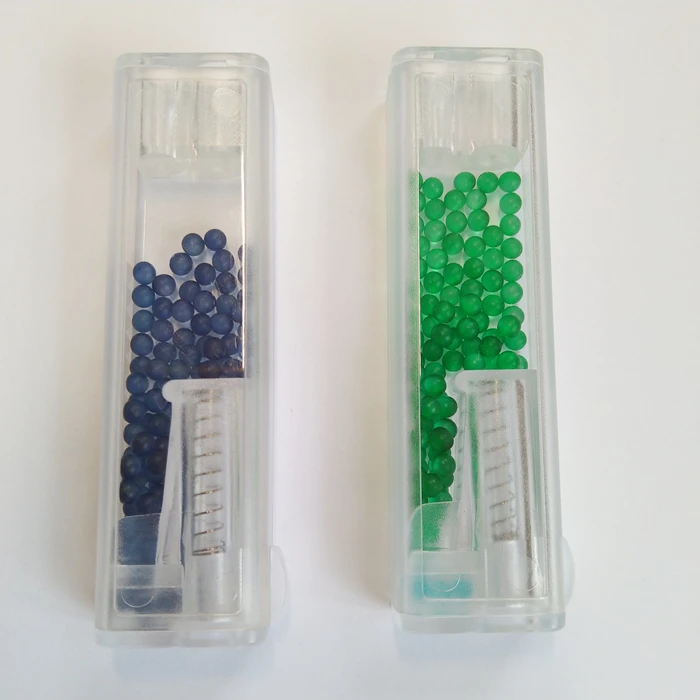 Cigarette Filter Tubes with Menthol Crush Balls