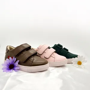 Factory Direct Sale Custom Outdoor Sport Sneakers Genuine Leather Sneakers for Children