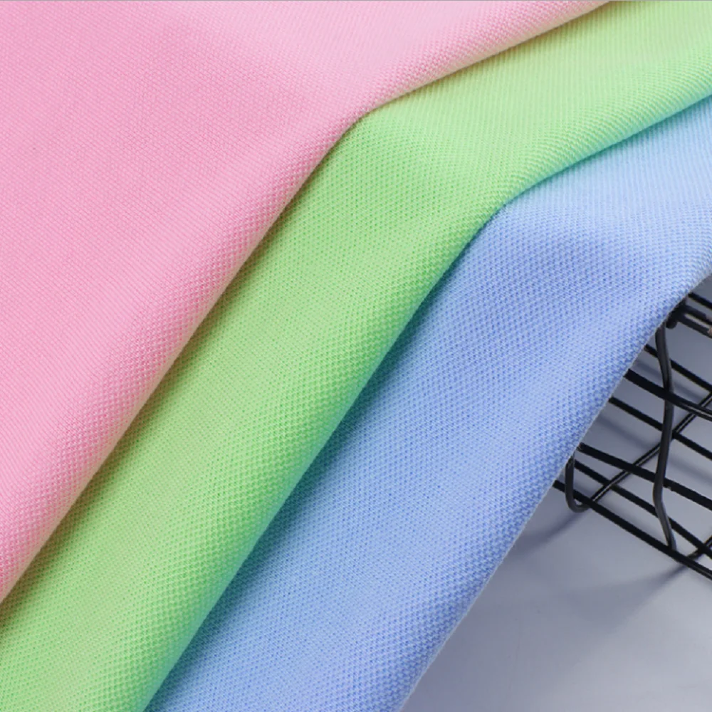 Lightweight Pique Fabric 95%cotton 5%spandex Polo Shirt