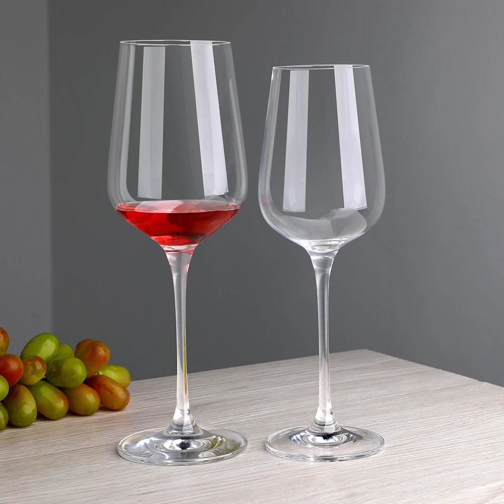 RTS Stock Wholesale Luxury Elegant Crystal Red Wine Glass Goblet Long Stem for Wedding Party Restaurant Bar Premium Glassware