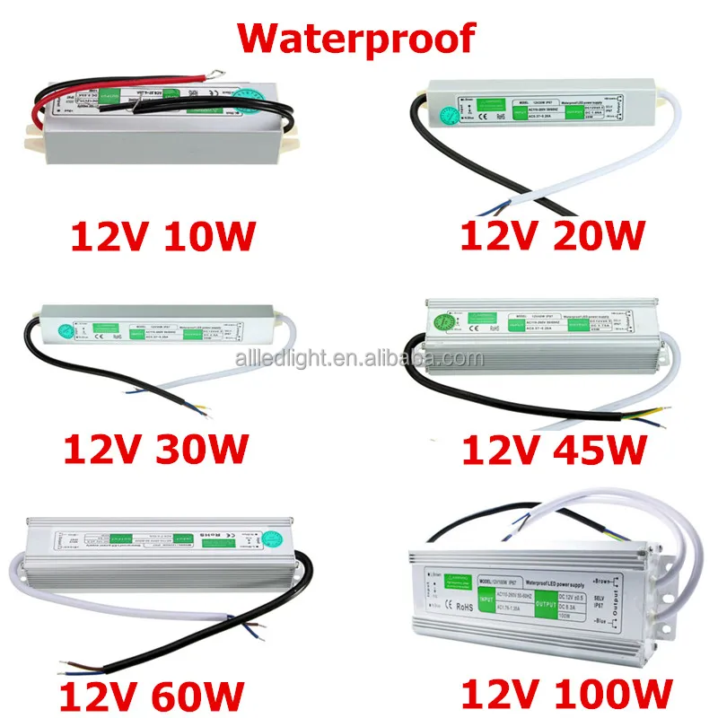 20PCS AC DC 12V LED Adapter 100V-240V Lights Transformer 120W 10A Power  Supply LED Driver For LED Strips Lighting 12V 10A