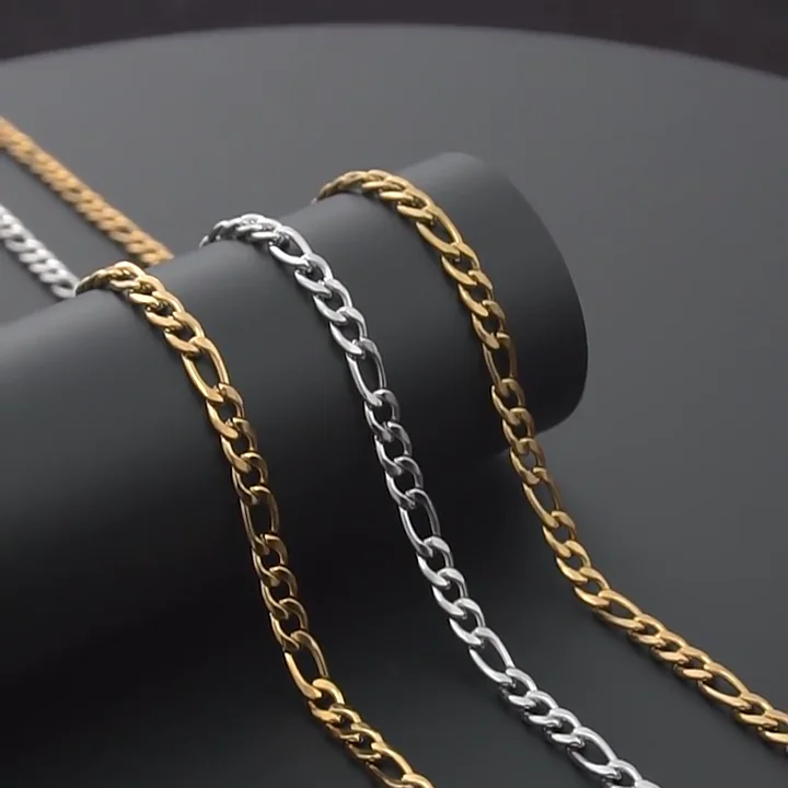 Mens Figaro Chain Necklace Wholesale 