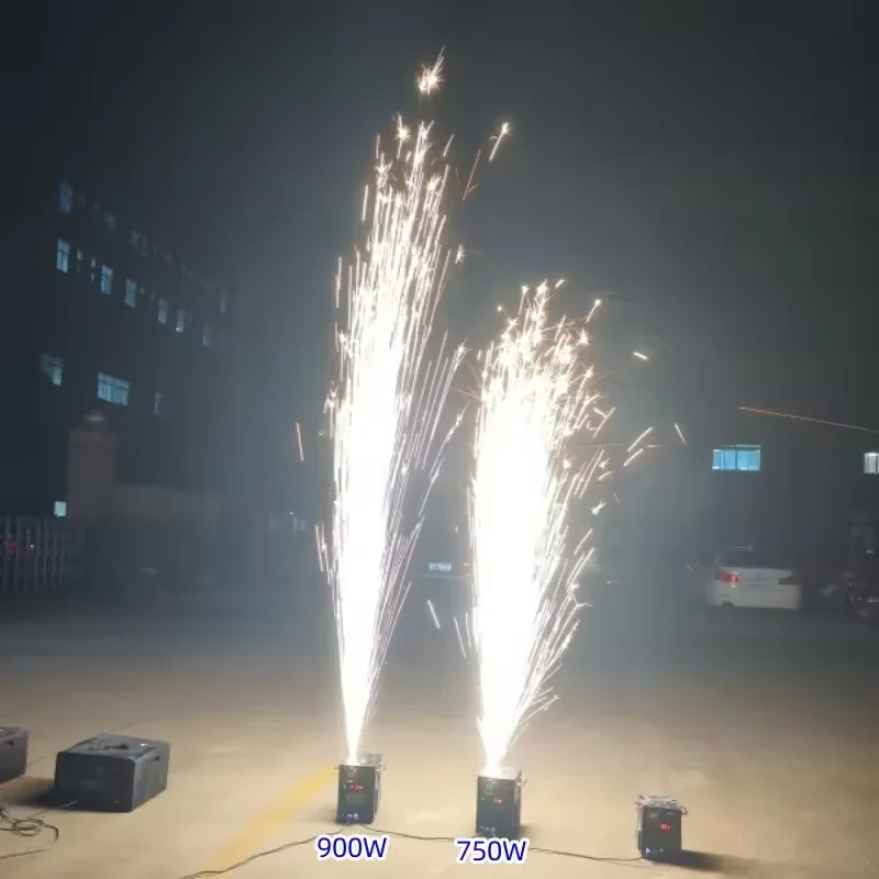 DMX Flame Machine Use for Wedding Stage Effects Events Stage Fireworks Machine Indoor Outdoor Display Spark Cold Machine