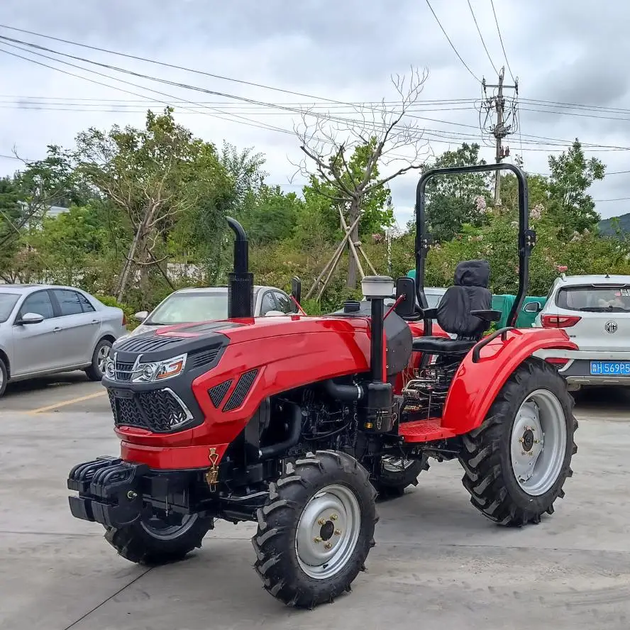 Cheap 40hp Agricultural Farming Tractors Mini Tractor 4x4 for Sale ...