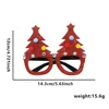 Modello di albero di Natale rosso con strass - quantità