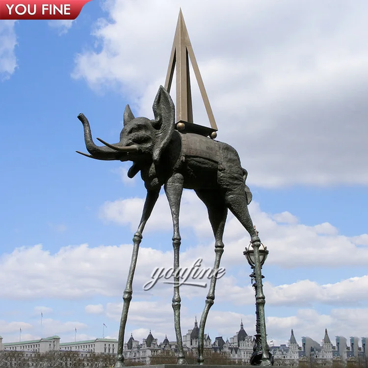 Outdoor Large Garden Copper Brass Elephant Sculpture - Custom