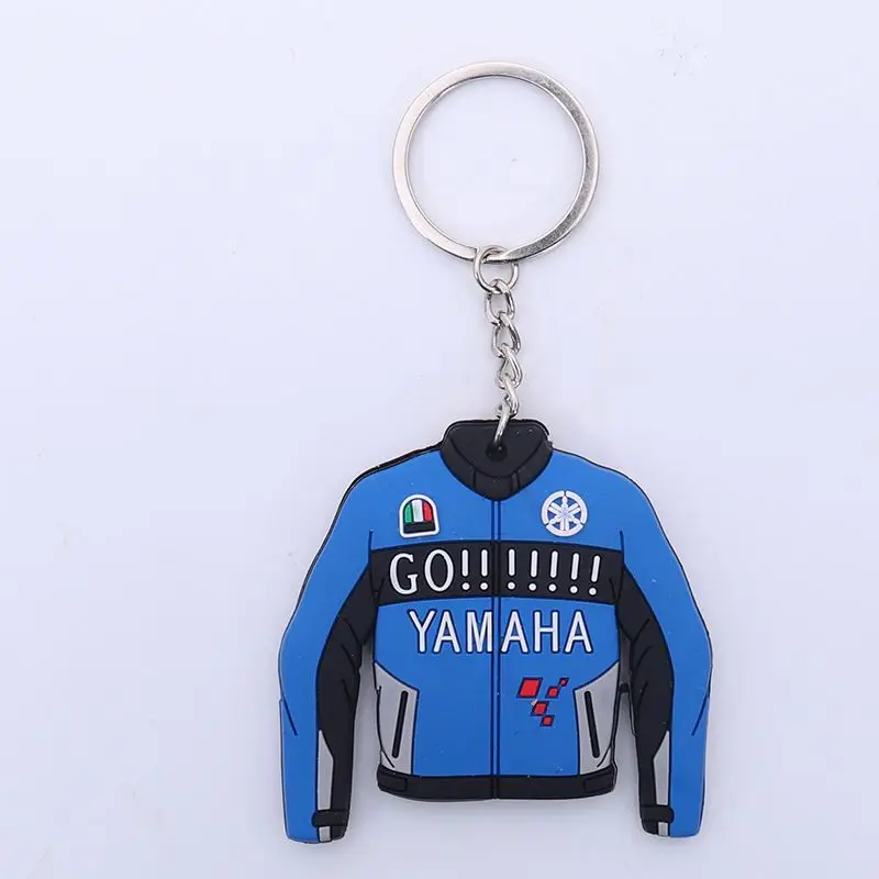 Factory Wholesale Motorcycle Cute Key Chain 3d Soft Pvc Key Chain