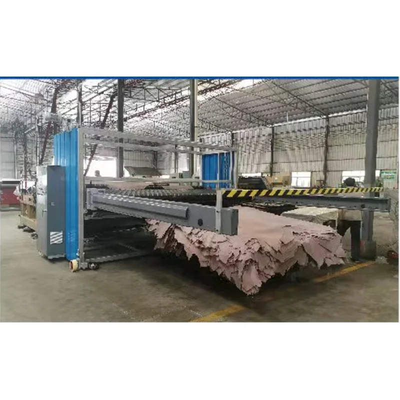 Computer Controlled Automatic Leather Stacking Machine for Stacking Leather
