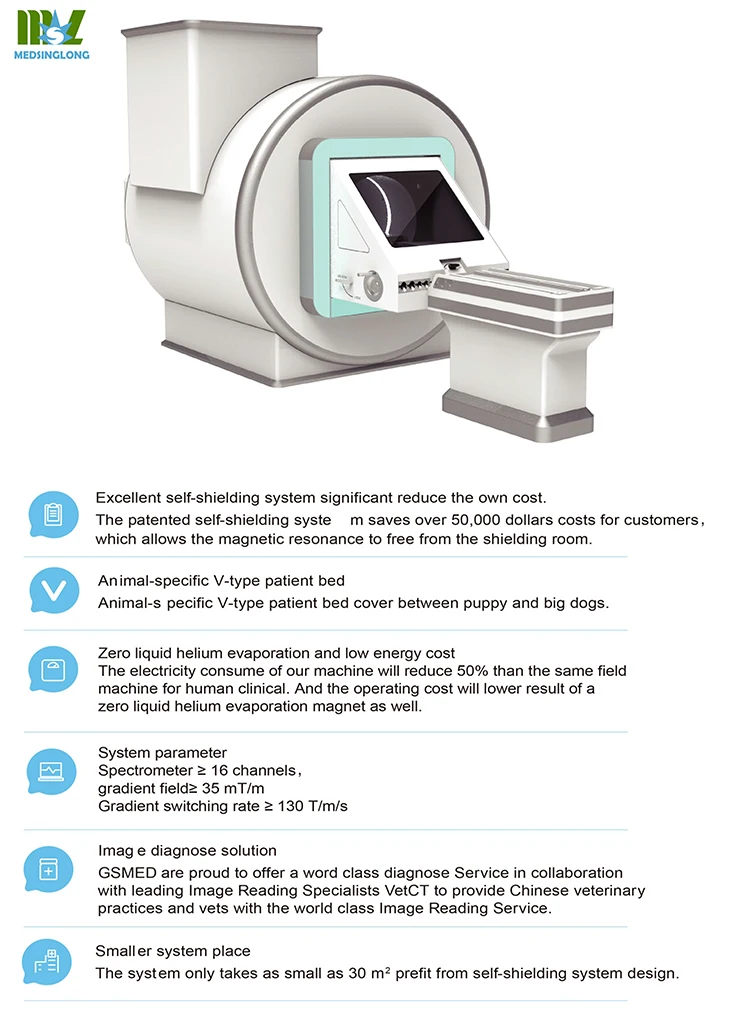 Veterinary Mri Machines or Pet Ct Scanner for Pet's Hospital