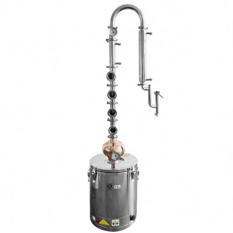 TEBAK Handmade Copper Distillation Equipment for Gin Vodka Whiskey Ethanol | Home & Commercial Alcohol Distiller