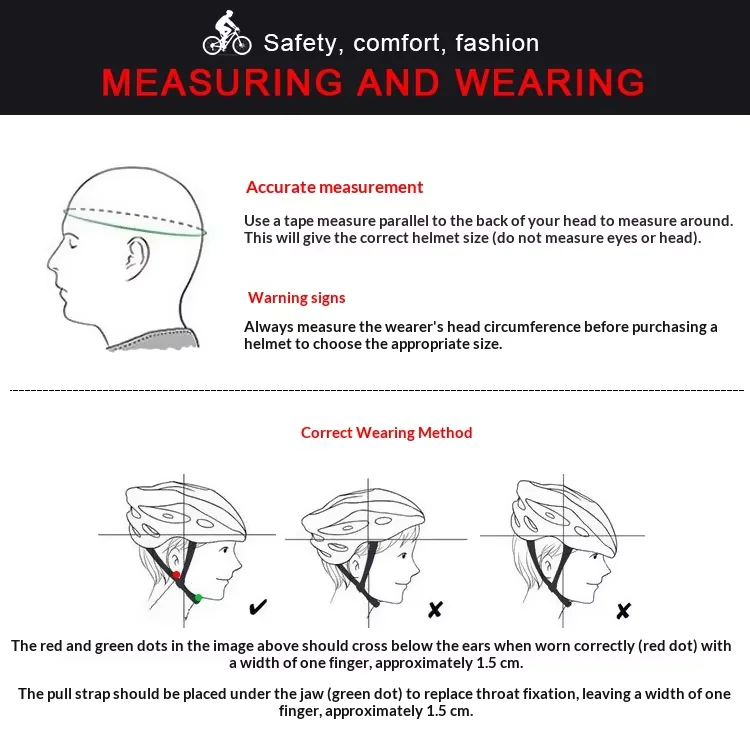 Bicycle Helmet Adult Road Safety Protective Cycling Gear_voghion.com