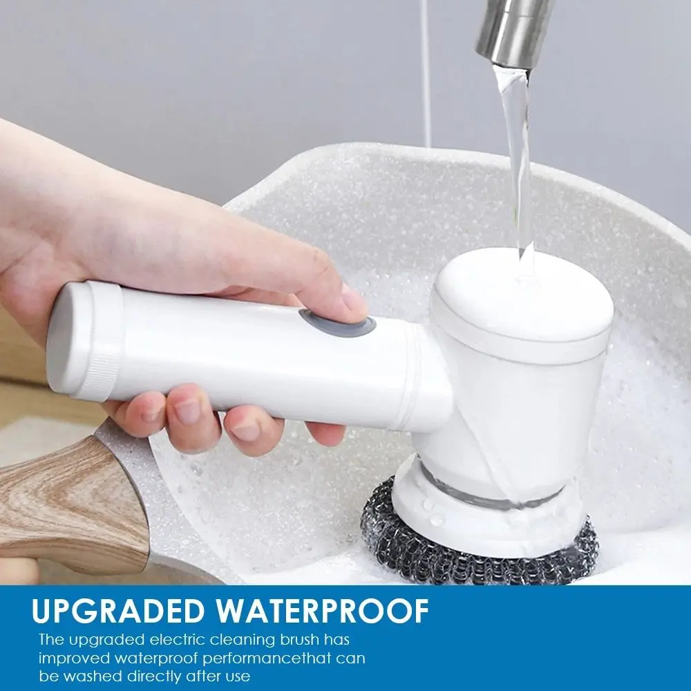Kitchen Cleaning Tool USB 5 in 1 Elektrische Reinigungsburste Cepillo De Limpieza Electrico Del Limpiador Rotativo